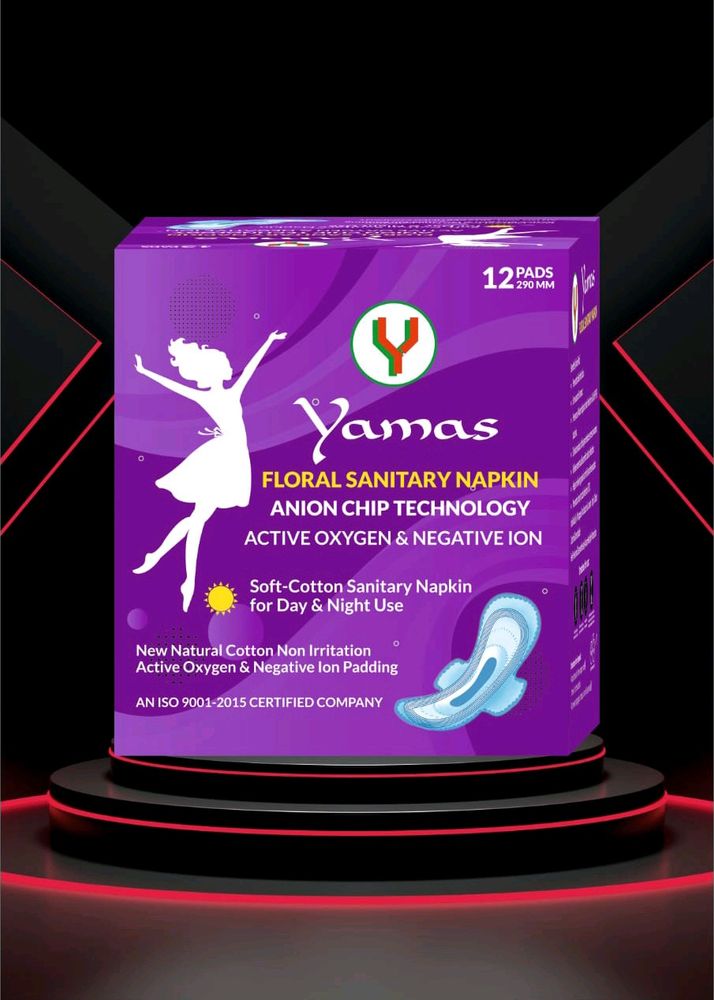 FLORAL SANITARY PAD