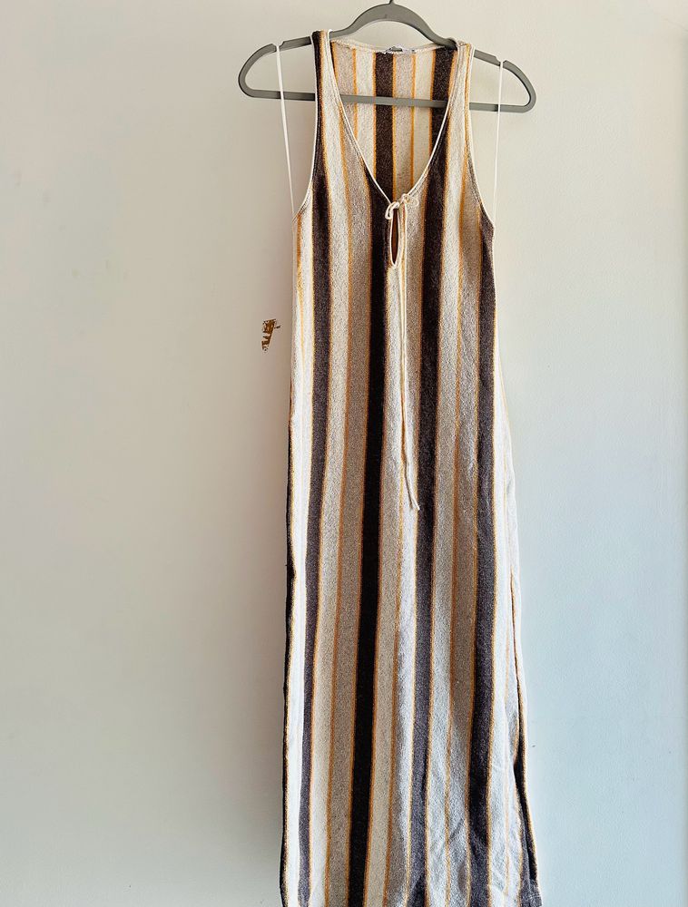 Zara Rustic Midi Dress (Size: Small)