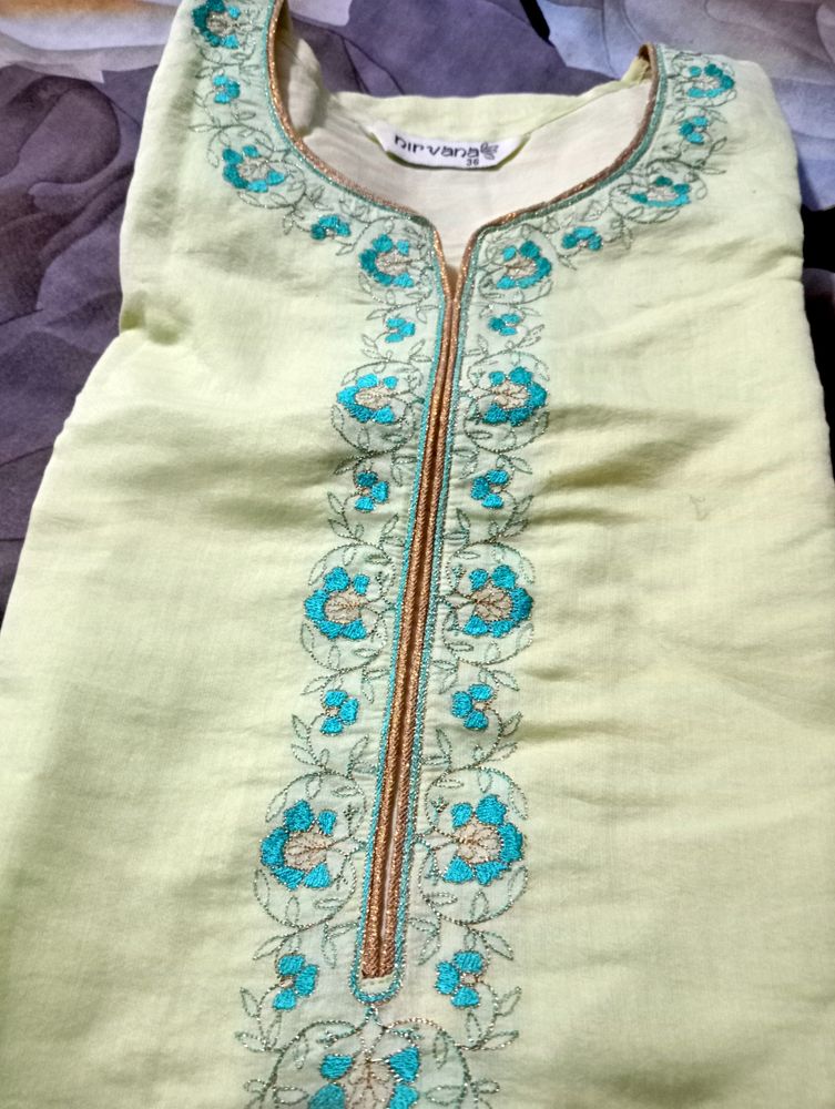 Branded  Lining Attached Kurti With Duppata