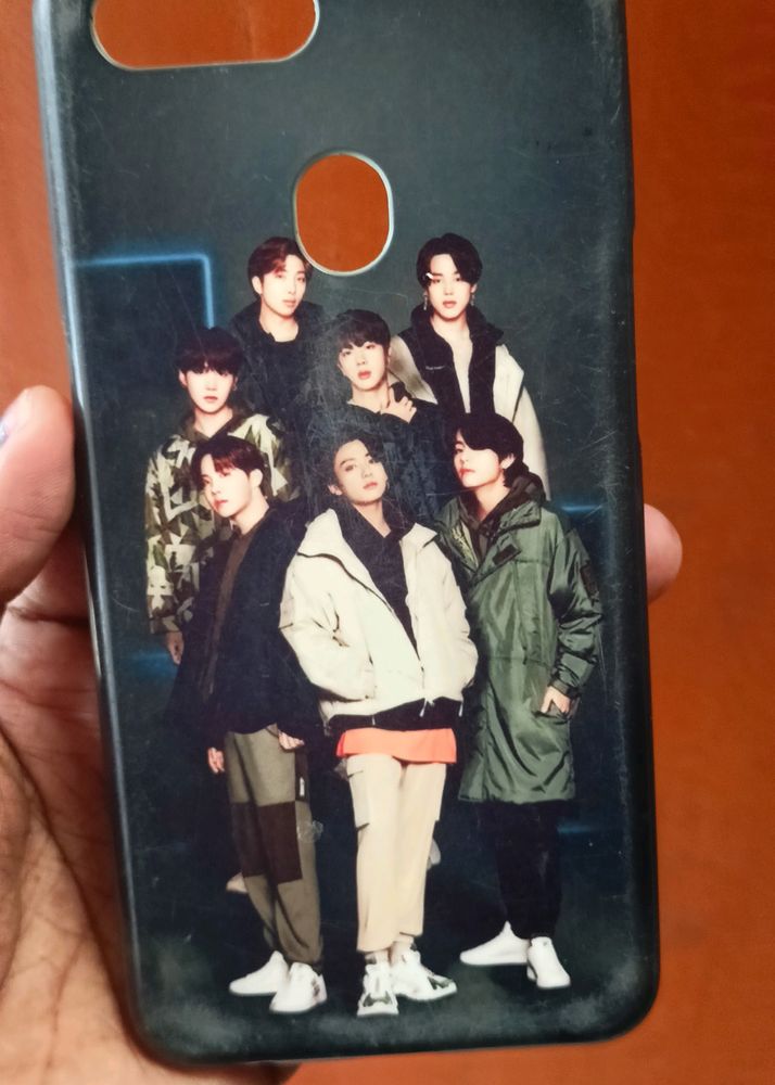 Oppo A5 Back Case (BTS PRINT)