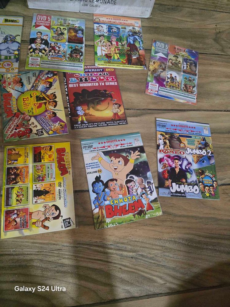 25 Hindi English Funny Kids Movie Dvds Cd Disc