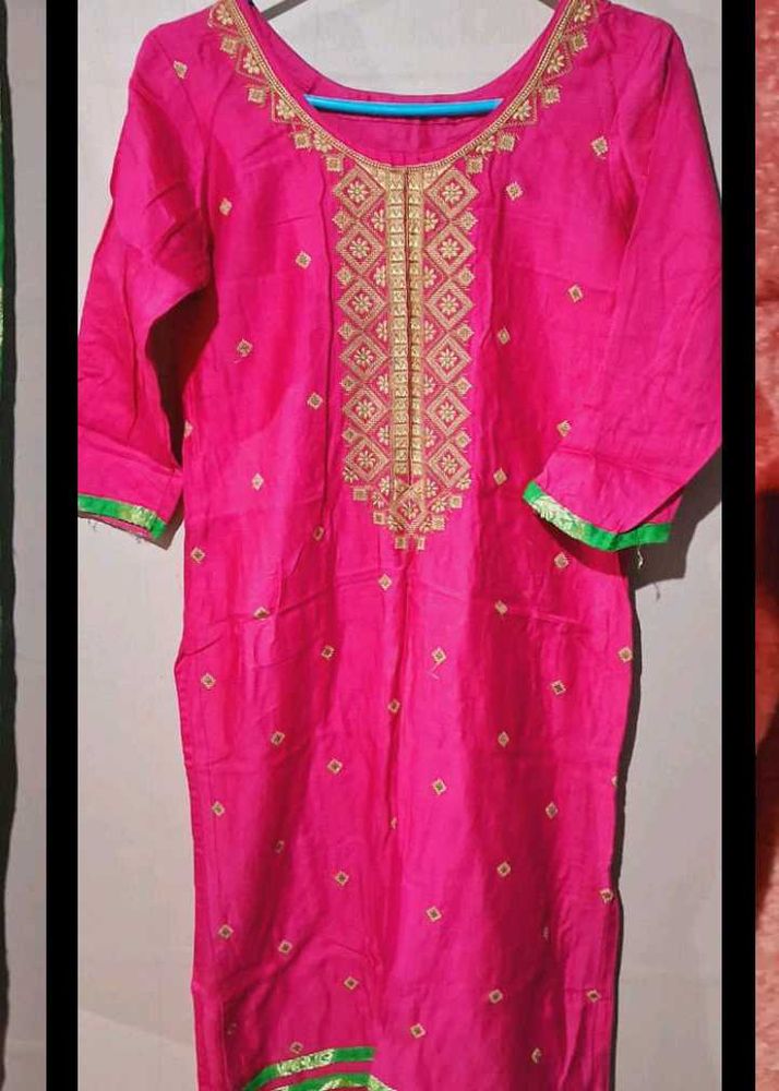 Pink Kurta Set