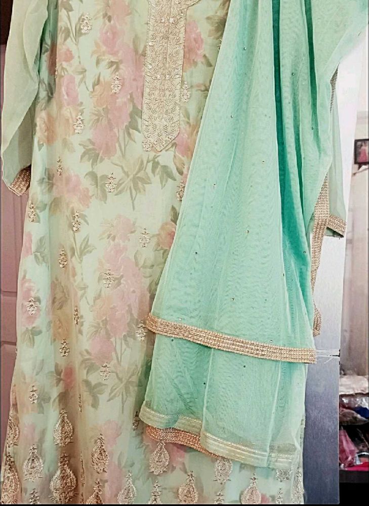 Navras Kurta and Plazzo Set with Dupatta