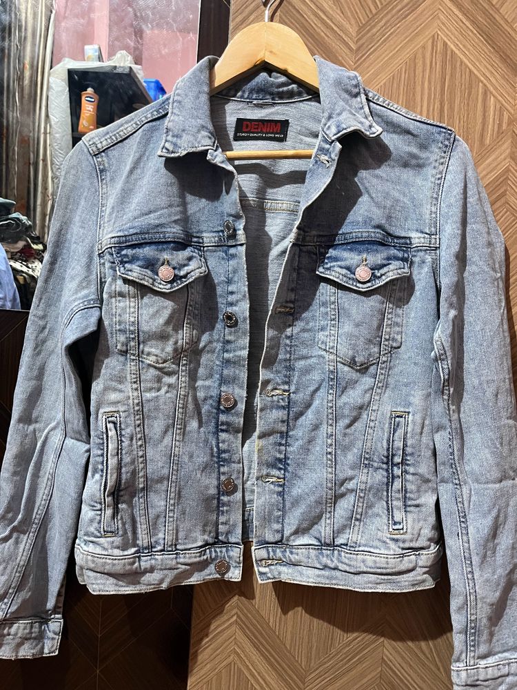 Light blue denim jacket