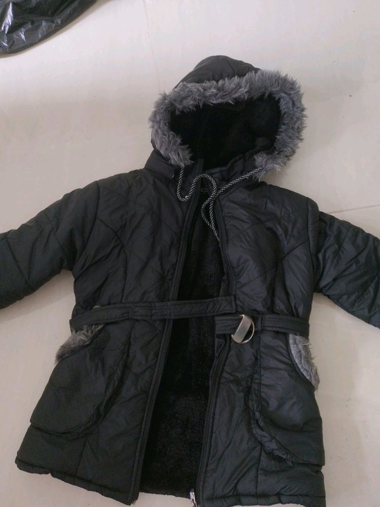 Black Hooded Jacket