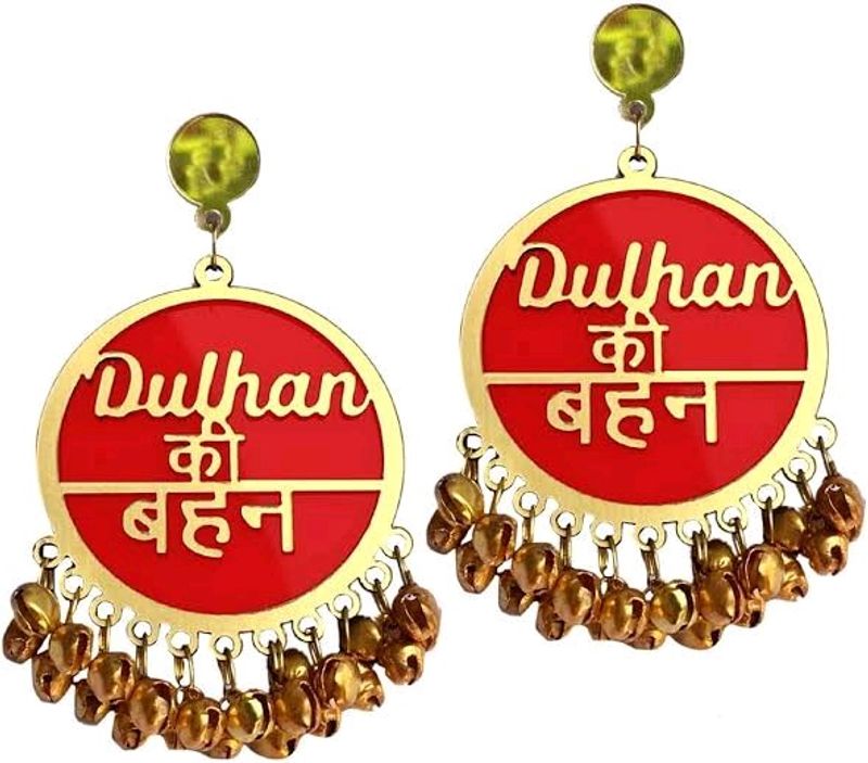 Acrylic Jhumki Earring