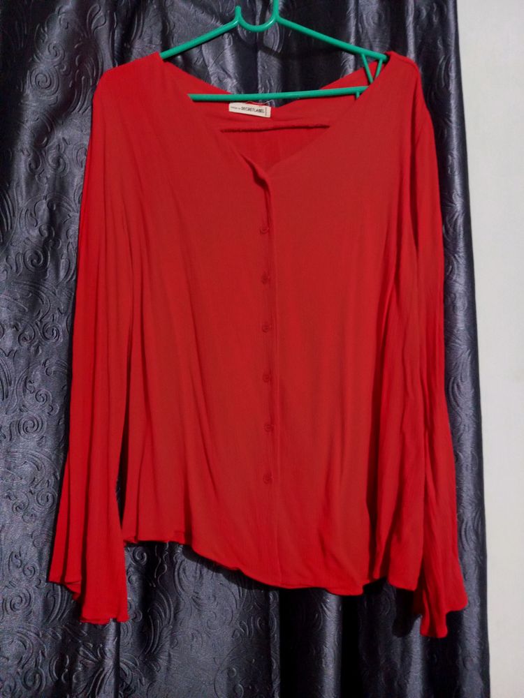 Red Tunic Top