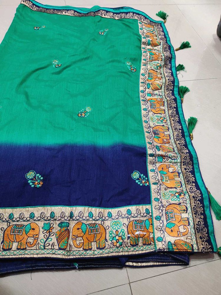 Festive Saree With Blouse