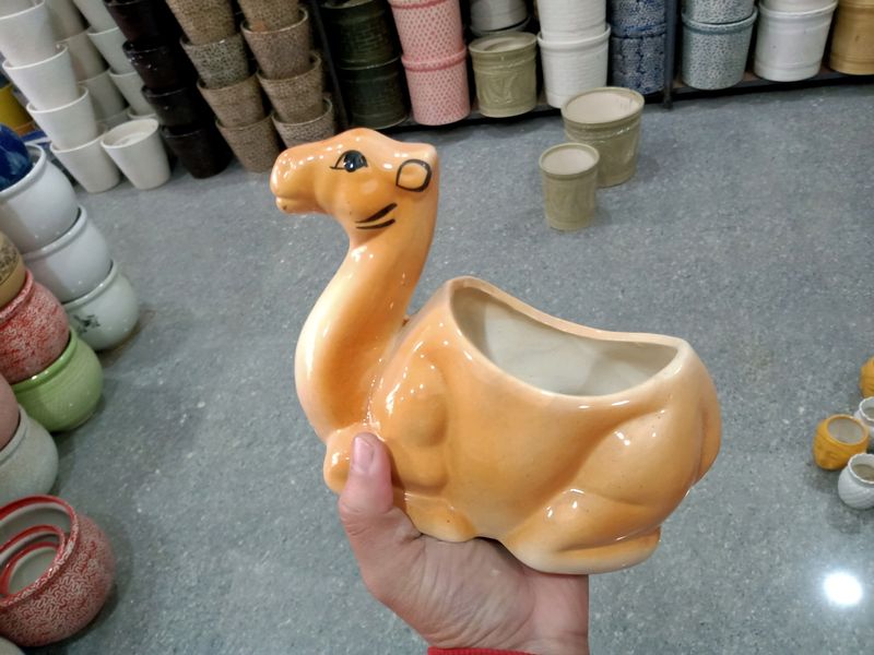 Camel Shaoe Table Pot