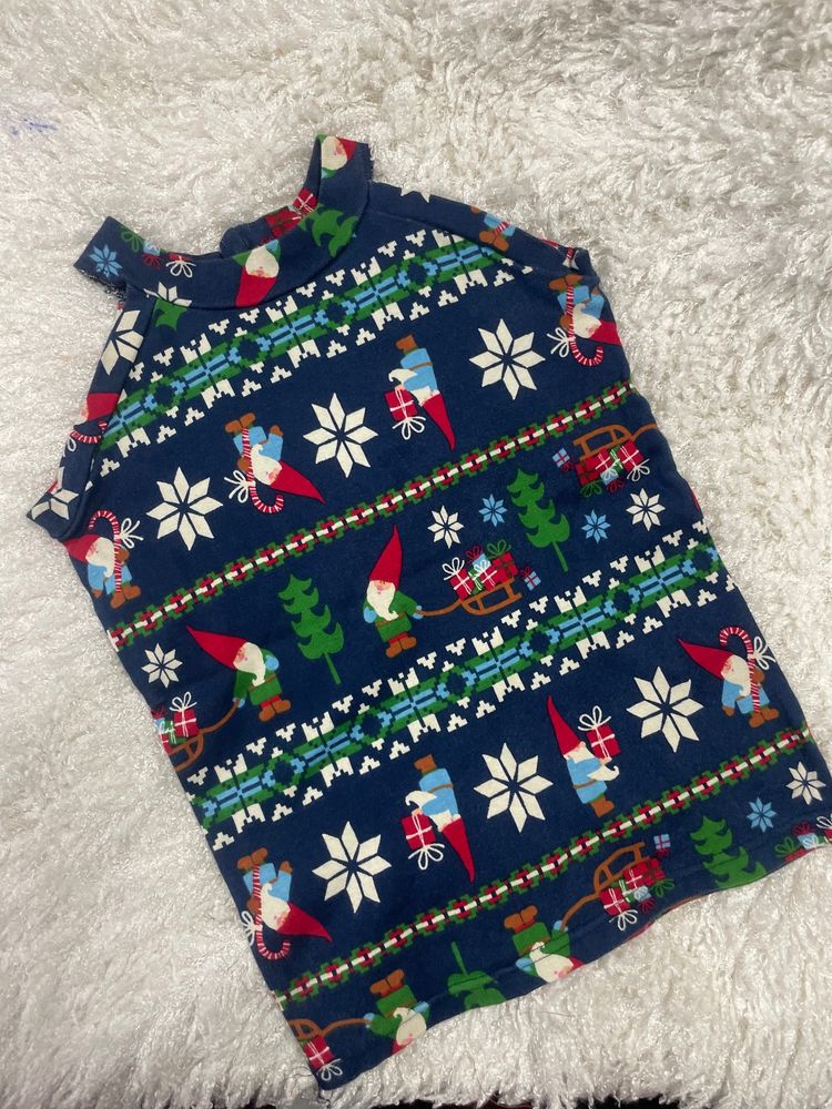 Summer Xmas Print Top