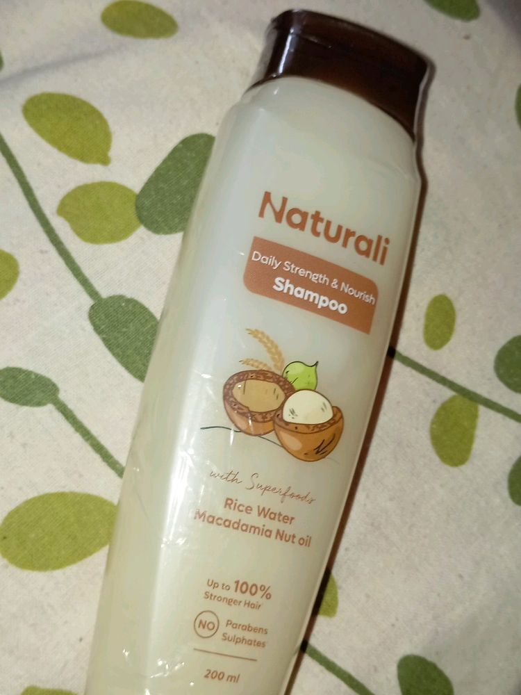 Naturali Rice Water Macadamia Nut Oil Shampoo