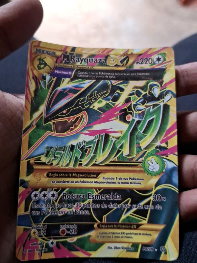 Pokemon Mega Rayqaza Ex HP 220 Card