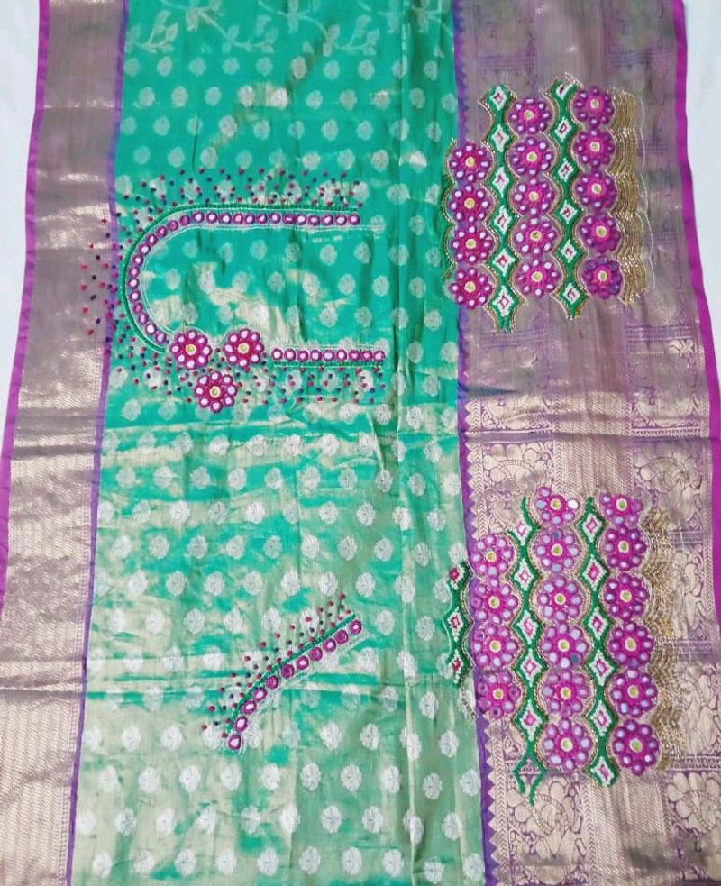 PRICE DROP..🥳 Partywear Banarasi Saree.. 🥳