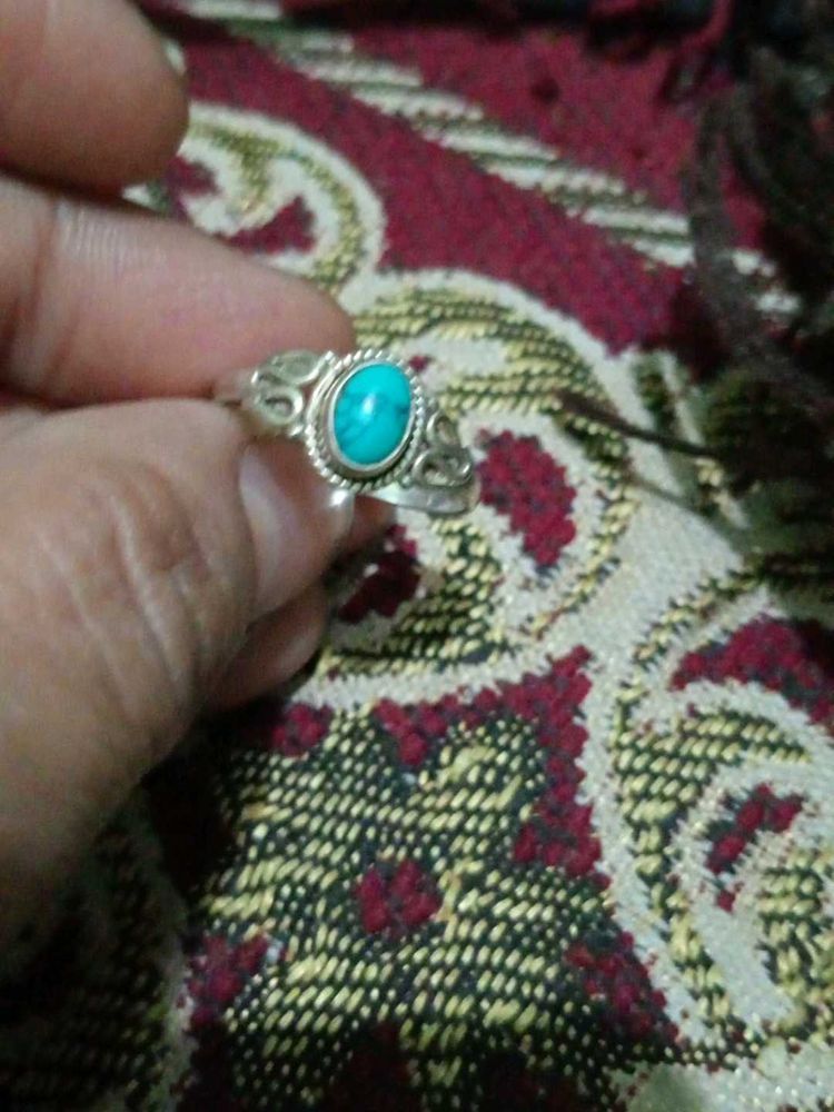 925 Sterling Silver Ring Turquoish Stone