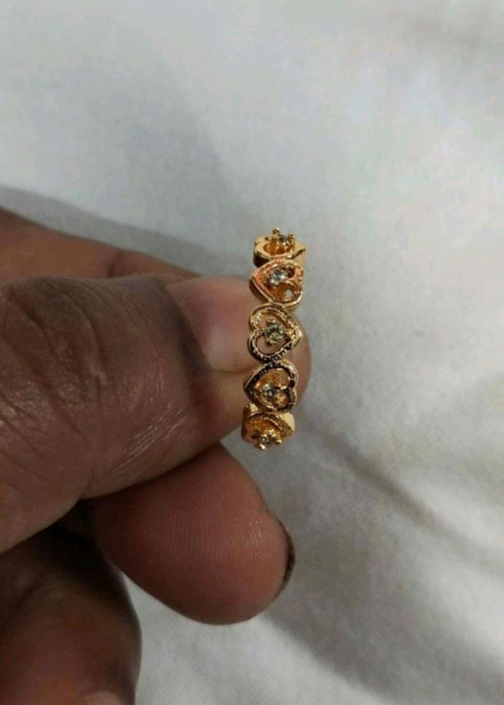 Very Good Quality Micro Plated Gold Ring