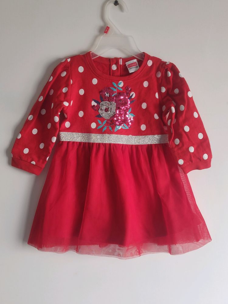 Babyhug Red Frock