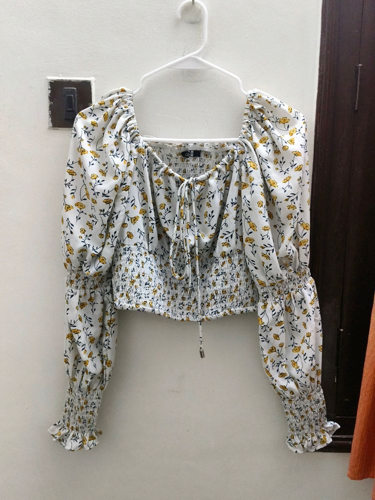 Street 9 Floral Milkmaid Top