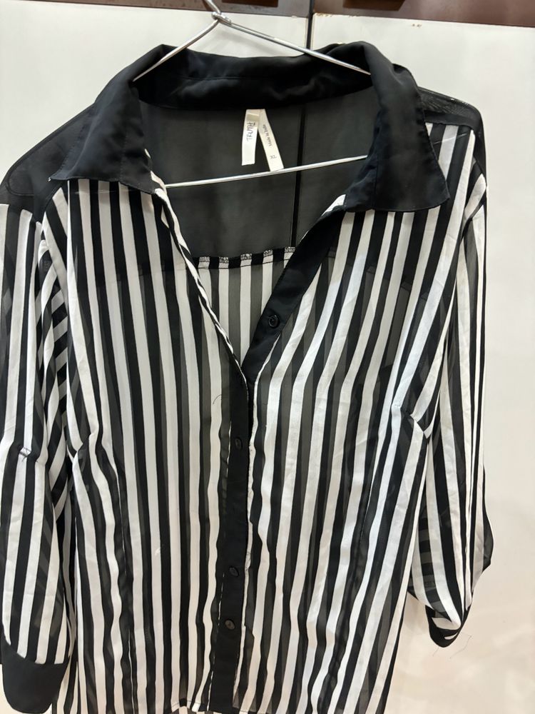 Black & white Striped Shirt