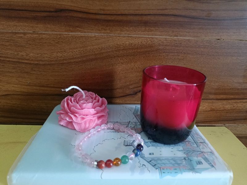 Rose Scented Candle Combo