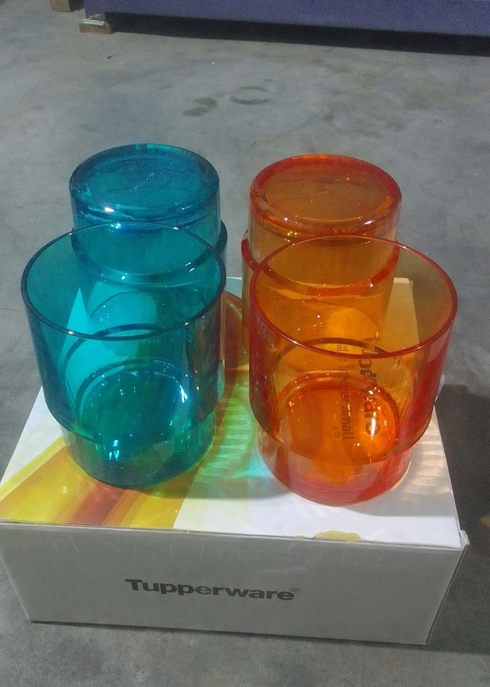 Tupperware Cups 4 Pieces