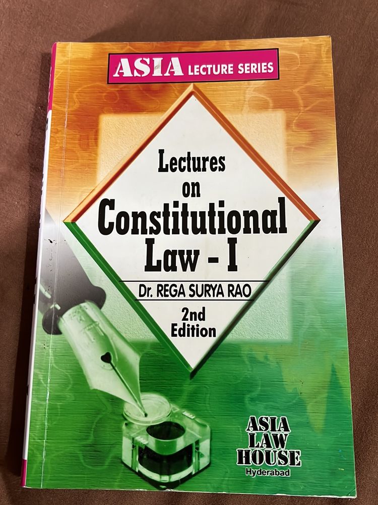 Dr Rega Surya Rao Constitutional Law Part 1