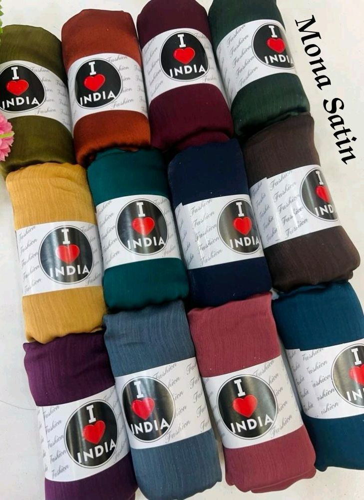 Indian Muna Satin Hijab