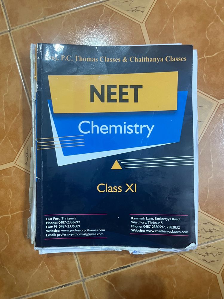 NEET Entrance Chemistry ClassXI