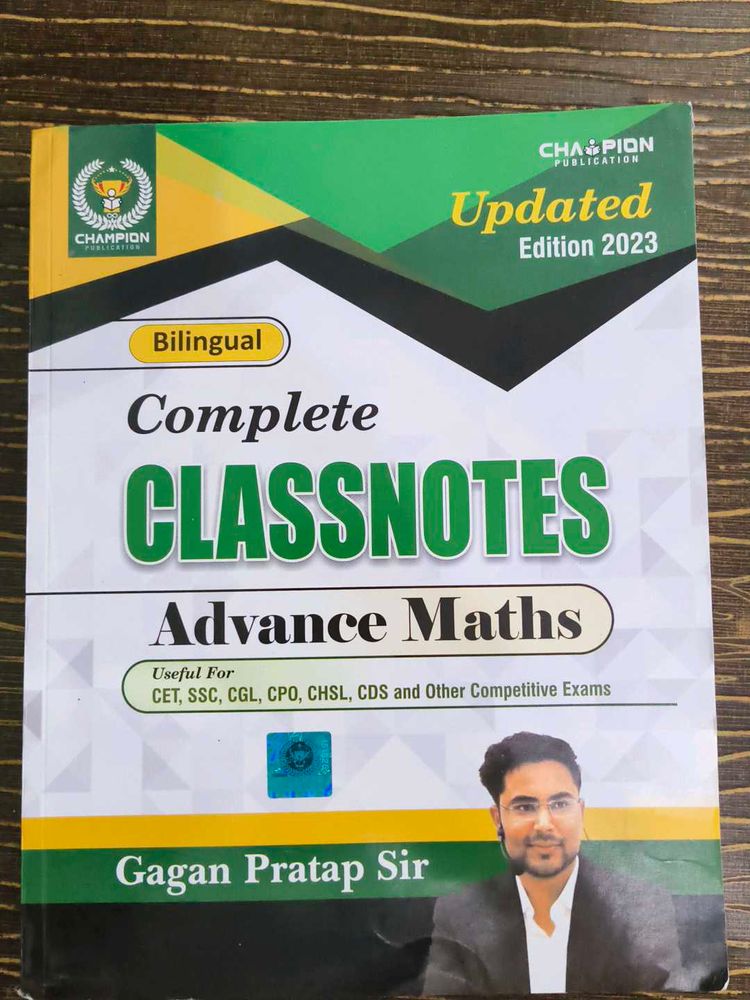 Bilingual Complete CLASSNOTES ADVANCE MATHS