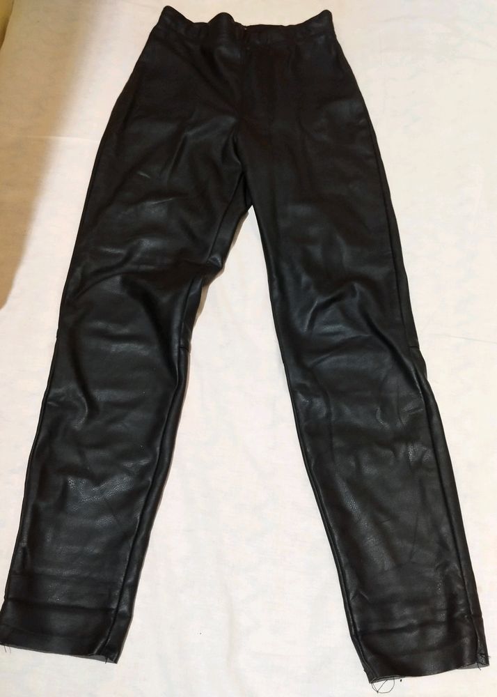 H&M Leather Skinny Pants Size Xs