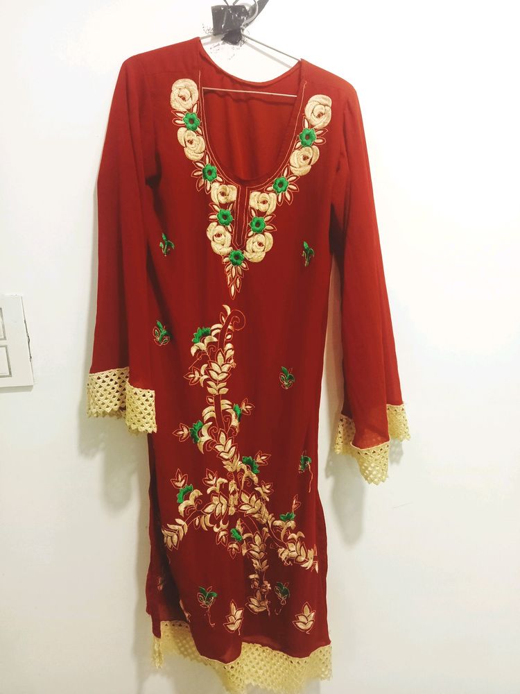 Embroidery Jorjat Kurta