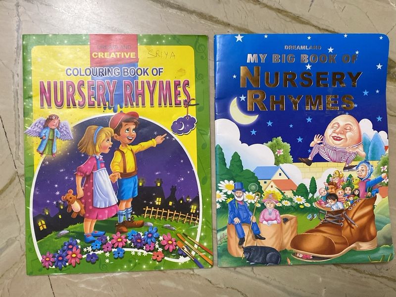 Two Nursery Rhymes Books