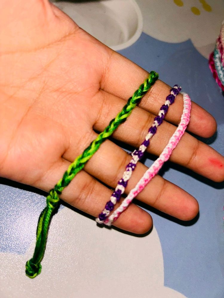 Thread Bracelet Set For Girl's & Women