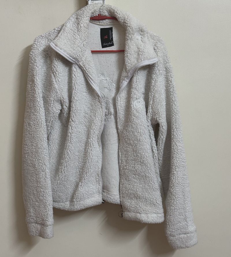 White Winter Fur Jacket