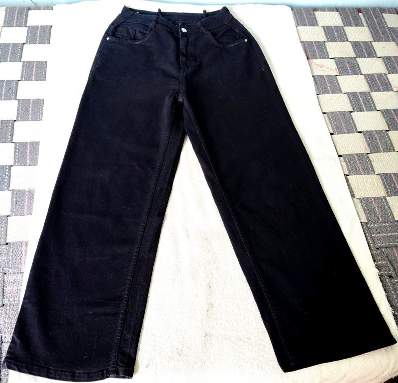 Black Wide Leg Jeans