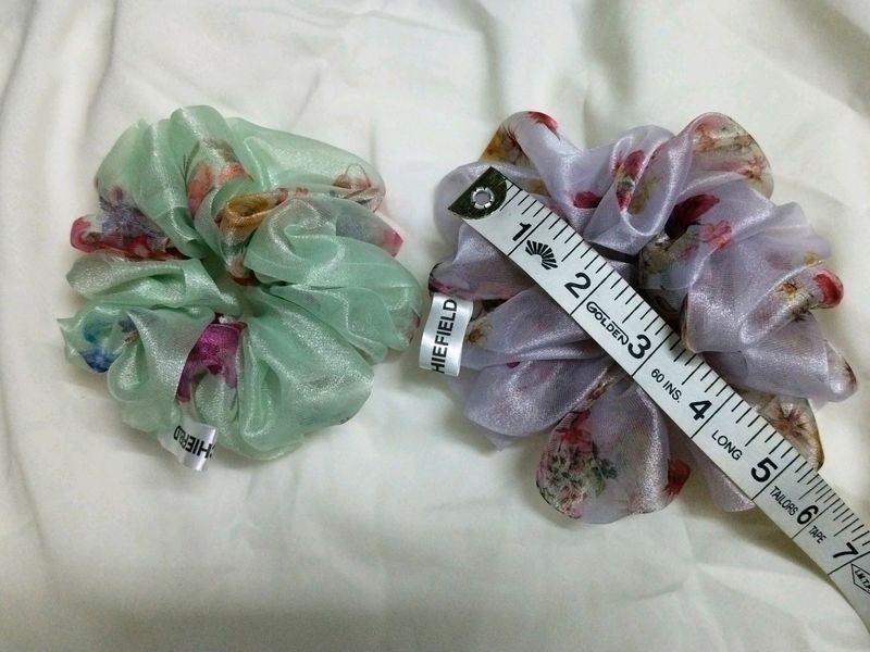 Organza Scrunchies (Set Of 2)