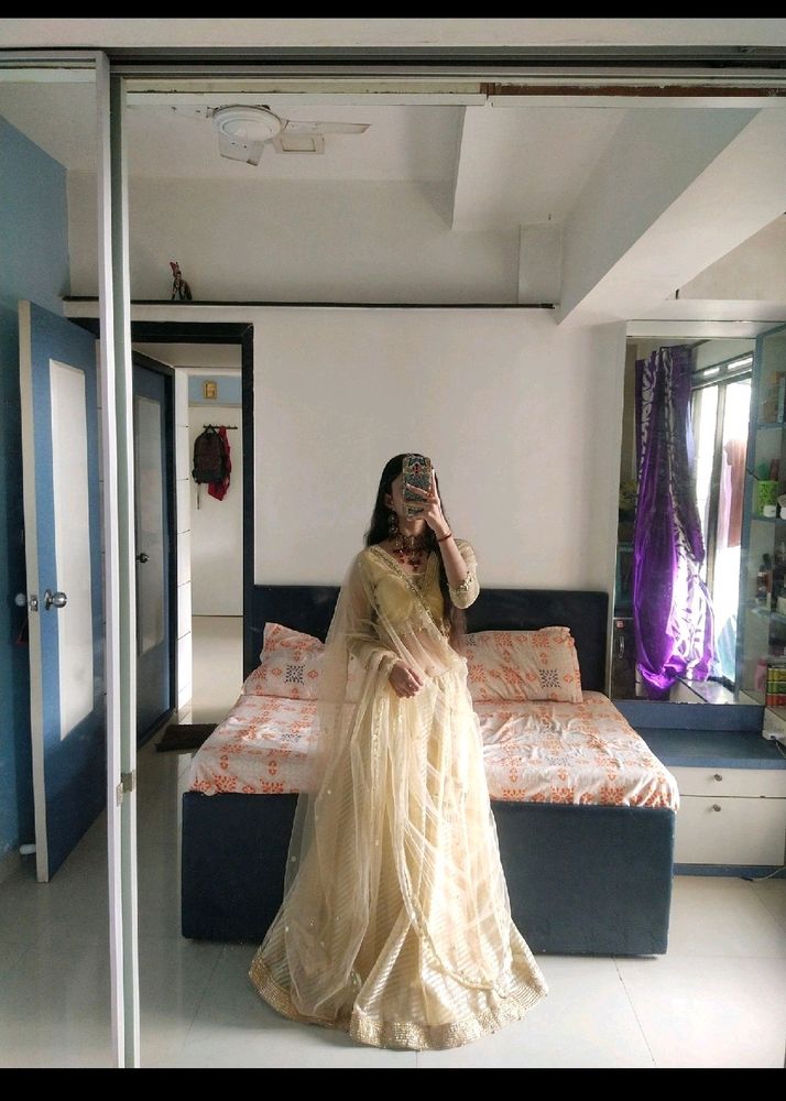 Nude Lehenga