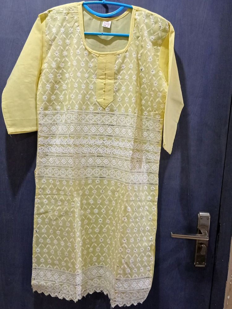 NEW YELLOW KURTI