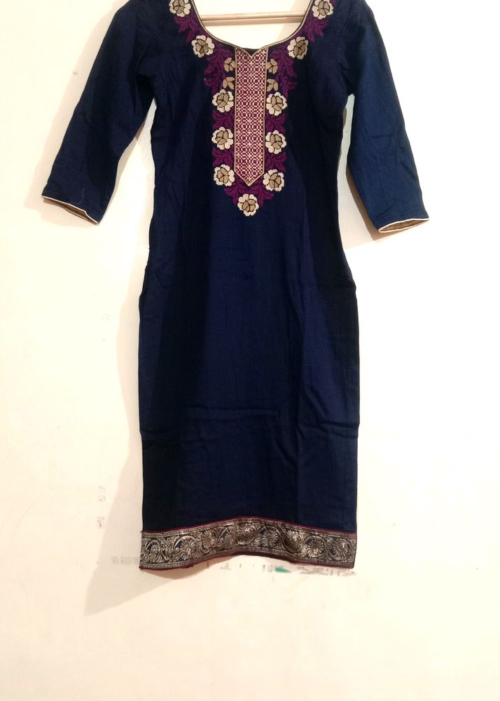 Navy blue Kurti (Woman's)