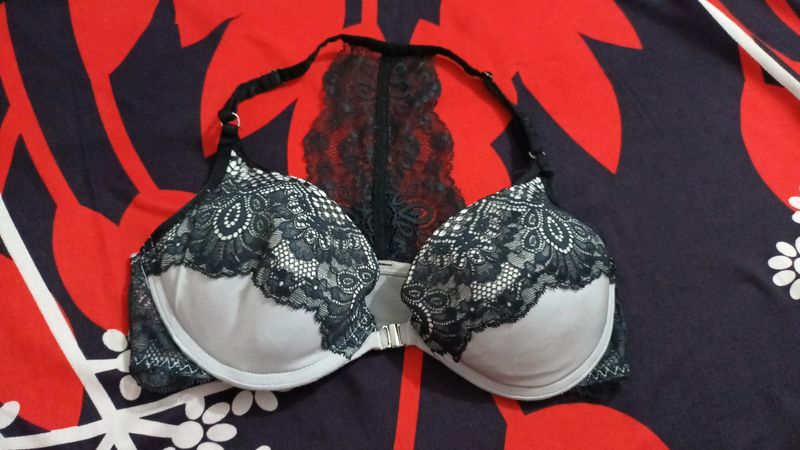 Plunge Pushup Padded Bra 34C