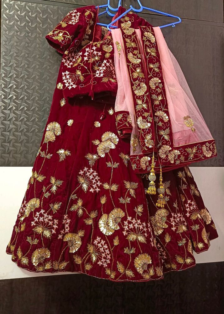 Heavy Hand Work Bridal Lehenga