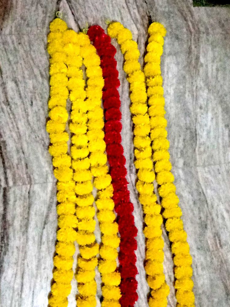 Artificial Mala 5-yellow And 1-red Mall