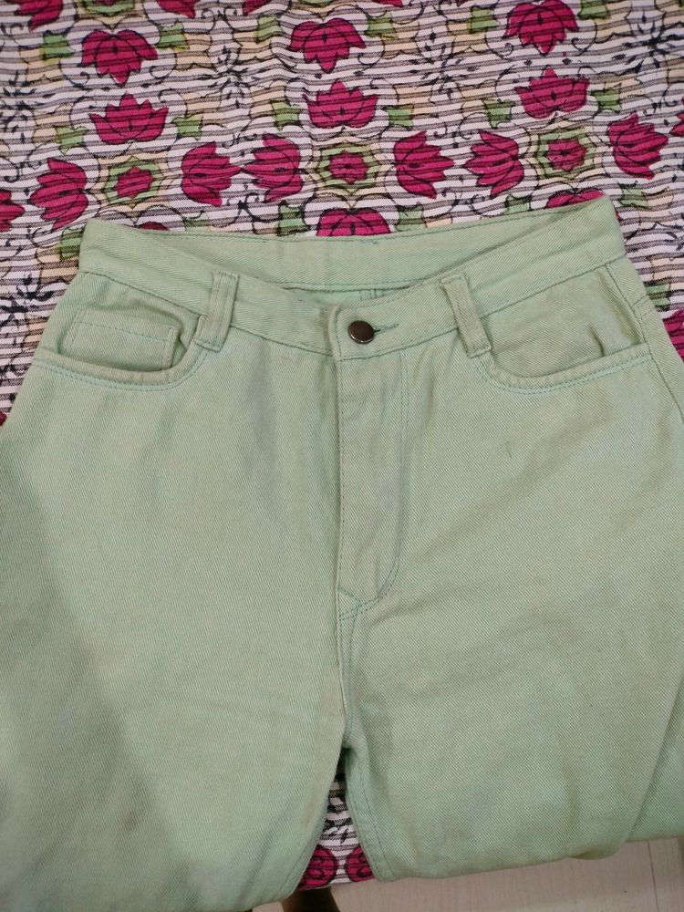 Pista Green Jeans