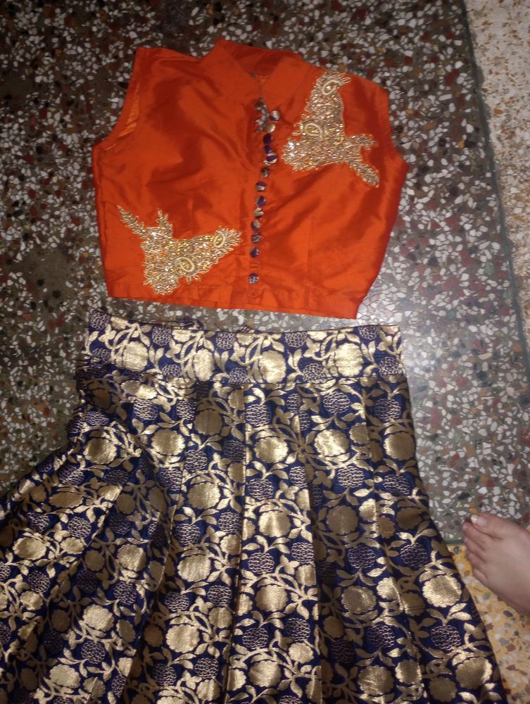 Lehnga Choli (S)Size Fully Stiched