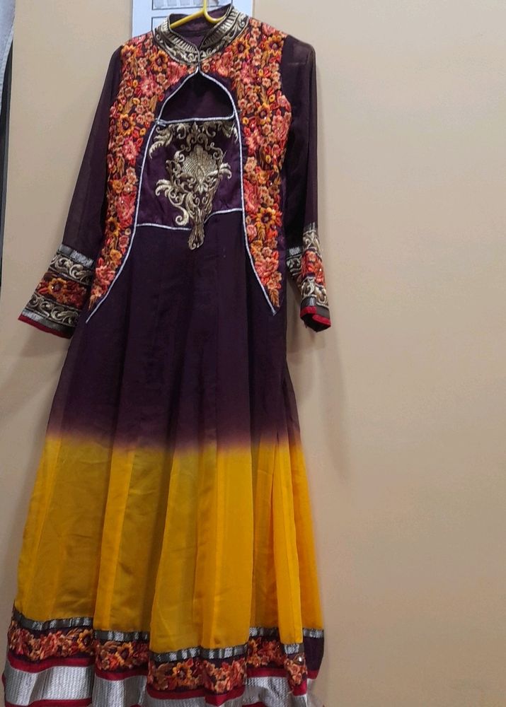 A Perfect Gown With Dupatta