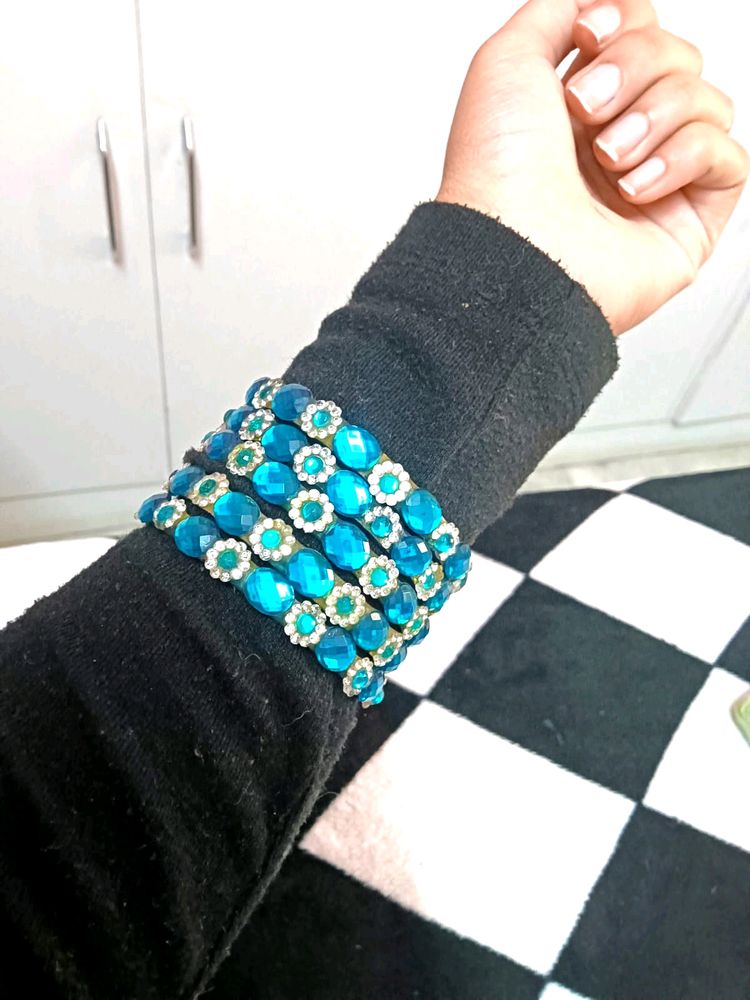 BLUE DESIGNER BANGLES🧿