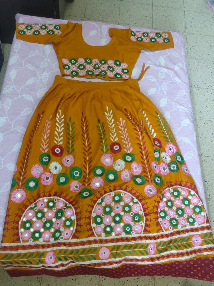 Lehnga Choli Mustard Colour