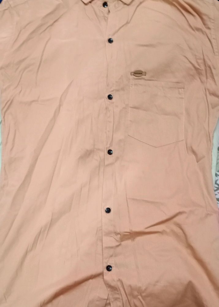 Orange Shirt Size L