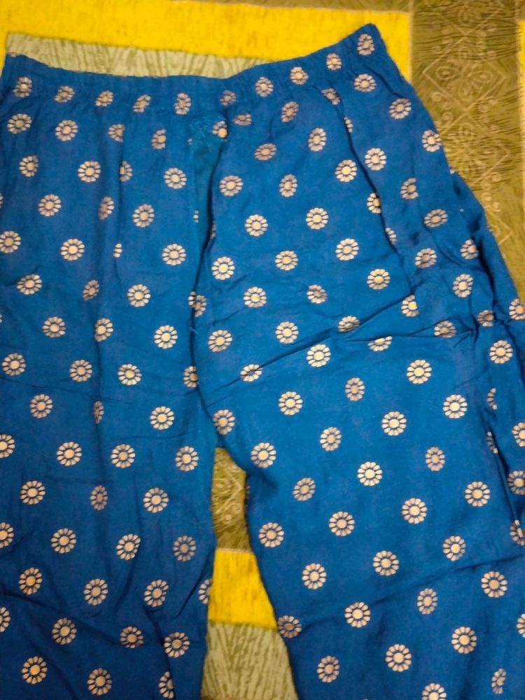 Blue Kurti With Pant