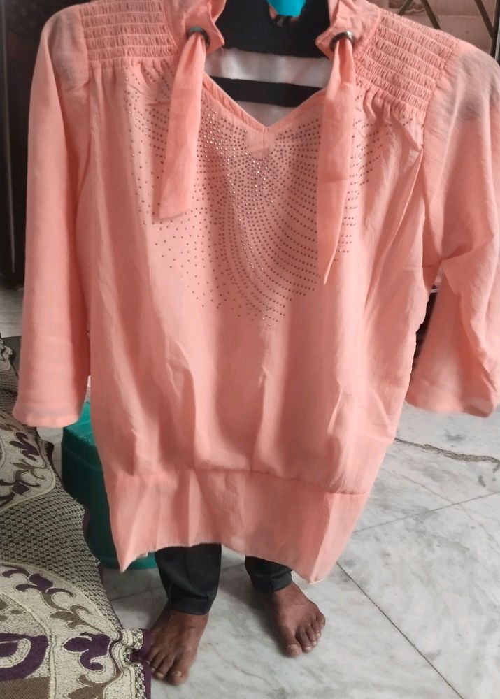 Beautiful Peach Colour Top