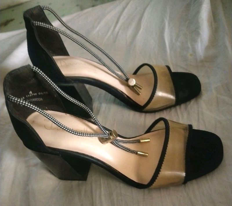 M&S High Block Heels sandal